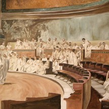 Cicero_Denounces_Catiline_by_MrErixon