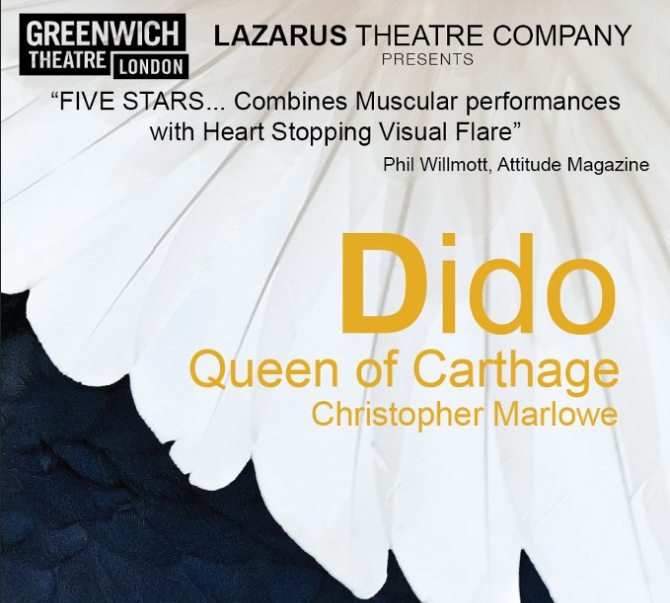 Dido, Queen of Carthage from @LAZARUSTC : Greenwich Theatre