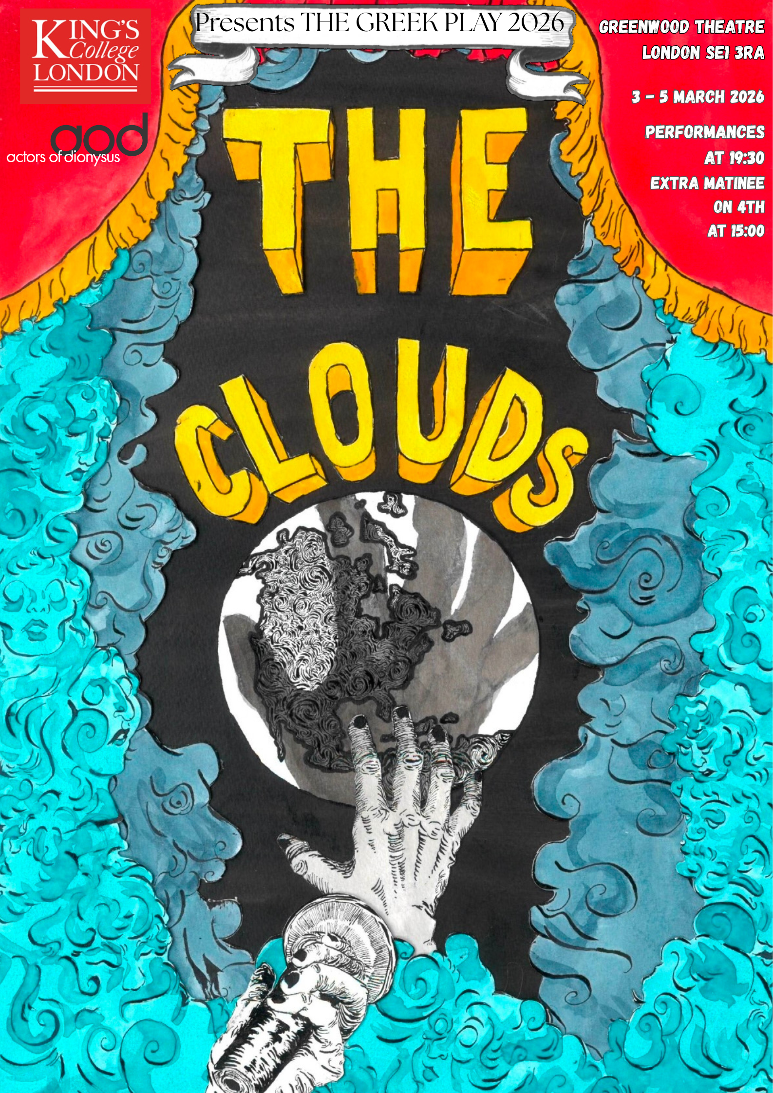 The Clouds – (KCL Greek Play 2026)