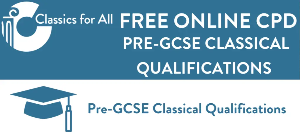 Classics for All: Free Online CPD for Secondary Schools